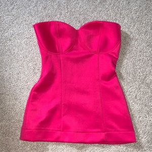 Strapless sweetheart top